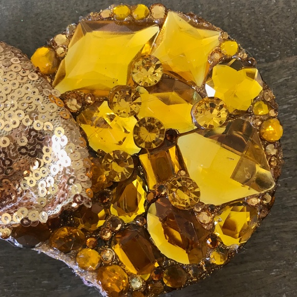 NEW Gold Jeweled Minnie Mouse Ears (small shop)